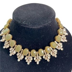 J.Crew rhinestones statement necklace
